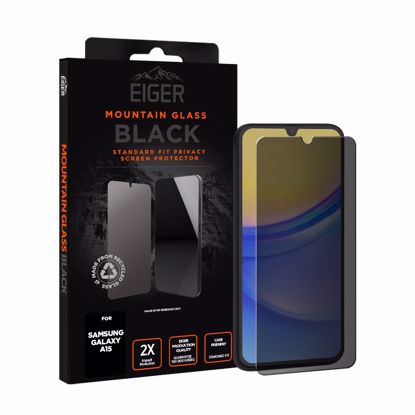 Picture of Eiger Eiger Mountain BLACK Privacy Screen Protector for Samsung Galaxy A15